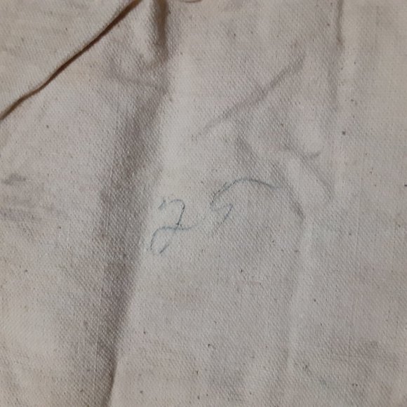 Two Vintage Bank Bags * Illinois * Indianapolis * Canvas Money Bags * Gift Bags - Picture 3 of 6